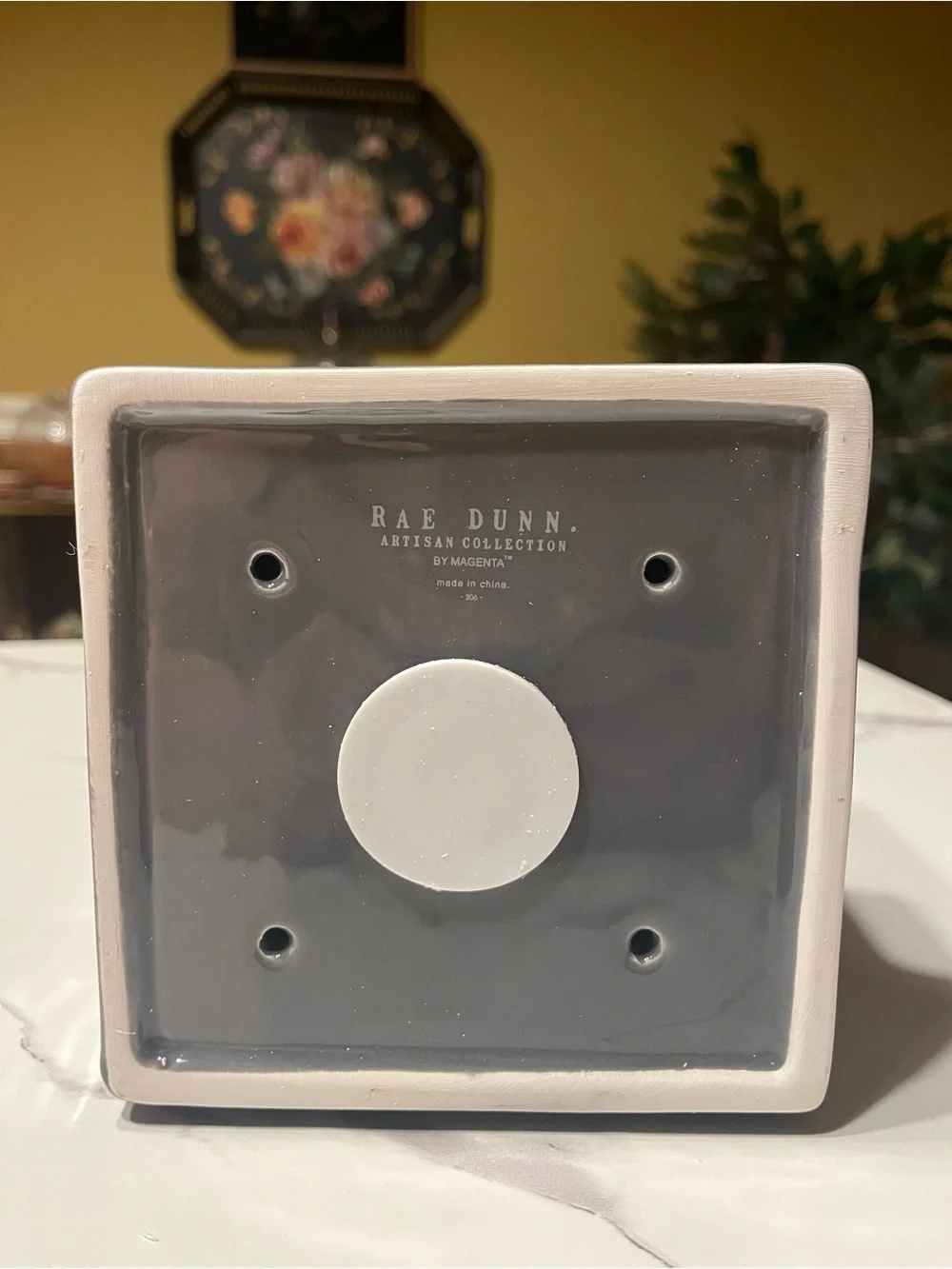 RAE DUNN Nine Lives Festive Ceramic Birdhouse